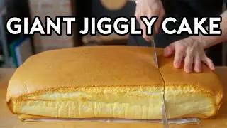 Giant Jiggly Castella Cake | Anything with Alvin