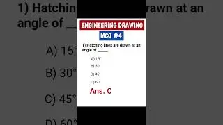 Engineering drawing mcq question 4 