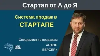 Система продаж в стартапе  Антон Берсерк   