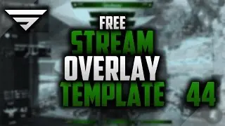 Free Twitch Overlay Template | #44 | Photoshop CC | Seangraphicx