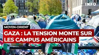 Gaza : La tension monte sur les campus - RTBF Info
