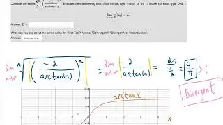 Convergent or Divergent Series 22. Another root test problem.
