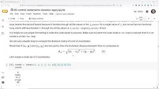Nested for loops