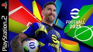 DOWNLOAD EFOOTBALL PES 2025 (ISO) PS2 SETEMBRO ATUALIZAÇÃO!! 2024