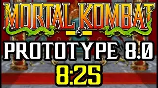 Mortal Kombat (Arcade) Prototype 8.0 Speedrun 8:25