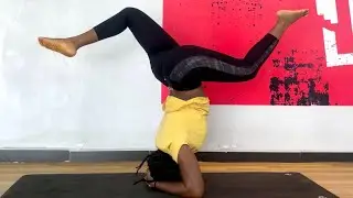 How To Do Headstand Step By Step | Practice With African Yoga Girl