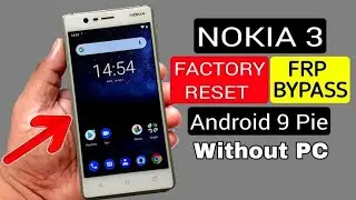 Nokia 3 Google Account Remove // Frp Bypass No Pc 