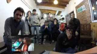 Penales Argentina Holanda - Festejo con amigos.