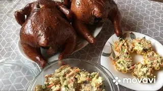 Очень вкусный салат с шампиньонами. 😋👍