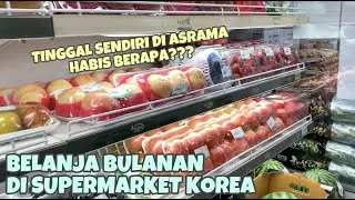 BELANJA BULANAN DI SUPERMARKET KOREA | HABIS BERAPA???