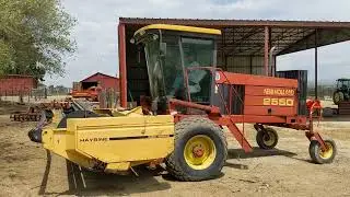 New Holland 2550 diesel swather