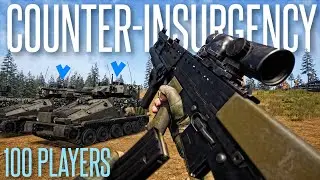 MASSIVE 100-Player British Counter-Insurgency Operation - SQUAD New 
