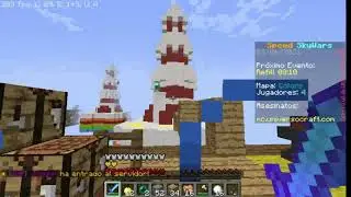 Fails, victorias y lag ||Skywars Universocraft||