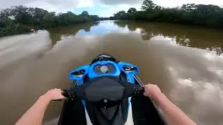 JetSkis Racing on the Logan River | First Person POV