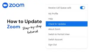 How to Update Zoom