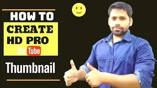 Create HD thumbnail without software | how to create HD YOUTUBE thumbnail/YOUTUBE thumbnail tutorial