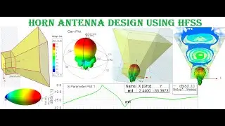 Horn Antenna Design Using HFSS at 2.44 GHz