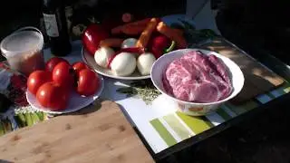 ХАШЛАМА В КАЗАНЕ НА КОСТРЕ / ХАШЛАМА ПО- АРМЯНСКИ