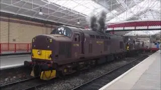 WCRC Class 37/7 No. 37706 Starting Up