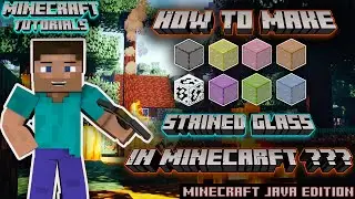 How to make Stained Glass in Minecraft?