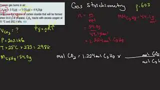 Gas Stoichiometry Example