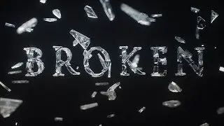 C4D Shattered Type - Cinema 4D Tutorial (Free Project)