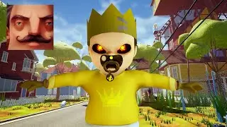 Hello Neighbor - My New Neighbor Baby In Yellow EXE Act 2 Door Gameplay Walkthrough