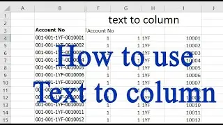 Microsoft Excel :: How to use Text to column step by step || Nepali language