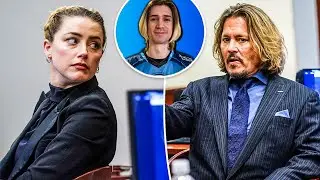 xQc Joins Crowd in Amber Heard vs Johnny Depp Trial