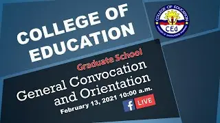 USeP CEd Graduate School Orientation 2nd semester AY 2020 - 2021