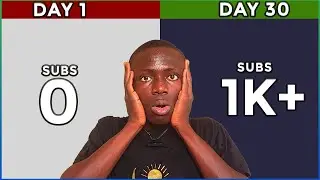 1000 SUBSCRIBERS IN 30 DAYS: Grow on YouTube Fast in 2024