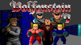Wolfenstein 3D (PC DOS) ''All 6 Episodes'' 4K/60FPS Walkthrough/Longplay