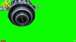 Green screen machine light character | 4K HD | Chromakey