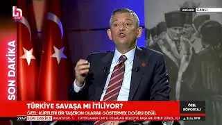 Halk TV'de Özel Röportaj programında soruları yanıtlıyorum.