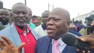 CDC Partisans Accompany Margibi County Senator Nathaniel McGill at the LACC HQ