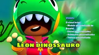Comprando a skin do Leon Dinossauro - Brawl Stars