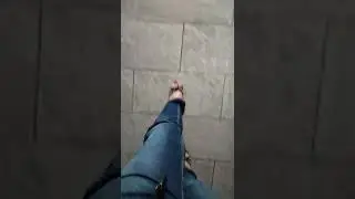 Walking in sexy mules