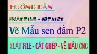 Jdpaint - Vẽ mẫu sen đơn giản với lệnh Shift W shift D ( P.2 )