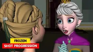 Frozen | Elsa & Anna Shot Progression | Animation Breakdowns | 3D Animation Internships