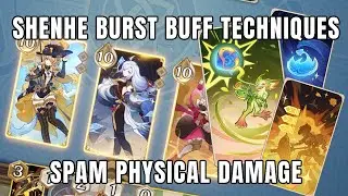 Shenhe Burst Buffs Technique Damage! | Genshin TCG