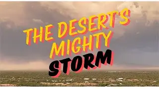 The Desert's Mighty Roar | A Monsoon Storm