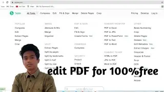 how to edit PDF files for free|sejda pdf editor|advance world|