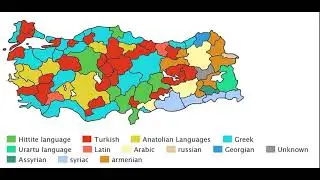 Türkiye illerinin isim kökenleri haritası #history