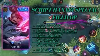 SCRIPT SKIN HANABI SPECIAL FIELD OP NO PASSWORD || NEW PATCH PHOVEUS - MOBILE LEGEND