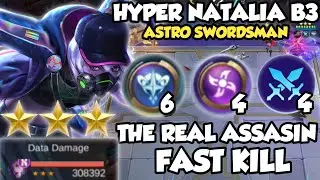 HYPER NATALIA B3 ASTRO SWORDSMAN 300 K DAMAGE | MAGIC CHESS MOBILE LEGENDS