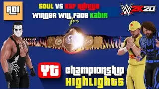 YT Championship Tournament Highlights || WWE 2K20