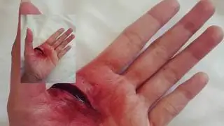 HOW TO MAKE SPECIAL FX HAND CUT MAKEUP | DIY SCAR WAX