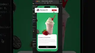 Flutter UI Design – Smooth Drink Shop Dashboard Animation