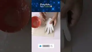 DIY Cuenco con la forma de tu Mano #shorts