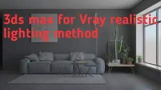 3ds max for Vray realistic lighting method / Tamil/3d inspiration